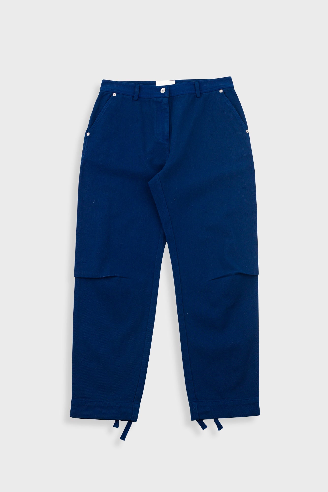 Barrel Trousers – Indigo Twill Barrel Trousers – Indigo Twill