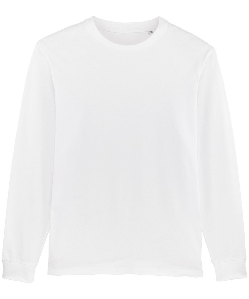 Organic Heavyweight Long Sleeve shirt: Mens – White Organic Heavyweight Long Sleeve shirt: Mens – White