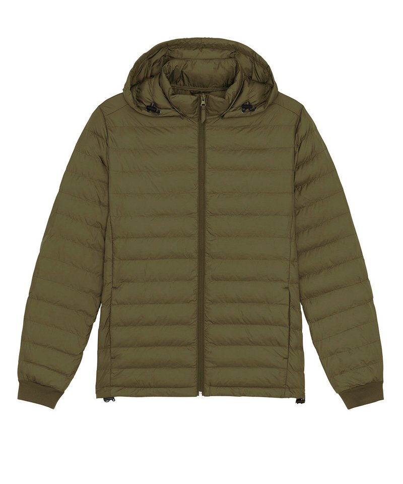 Recycled Polyester Puffer Jacket: Mens – M British Khaki