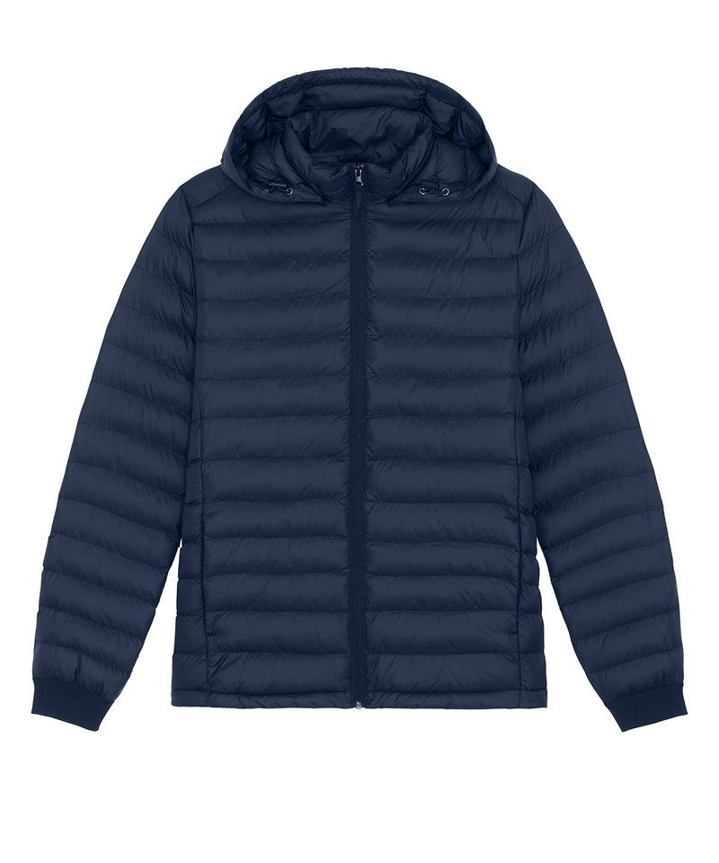 Recycled Polyester Puffer Jacket: Mens – French Navy Recycled Polyester Puffer Jacket: Mens – French Navy
