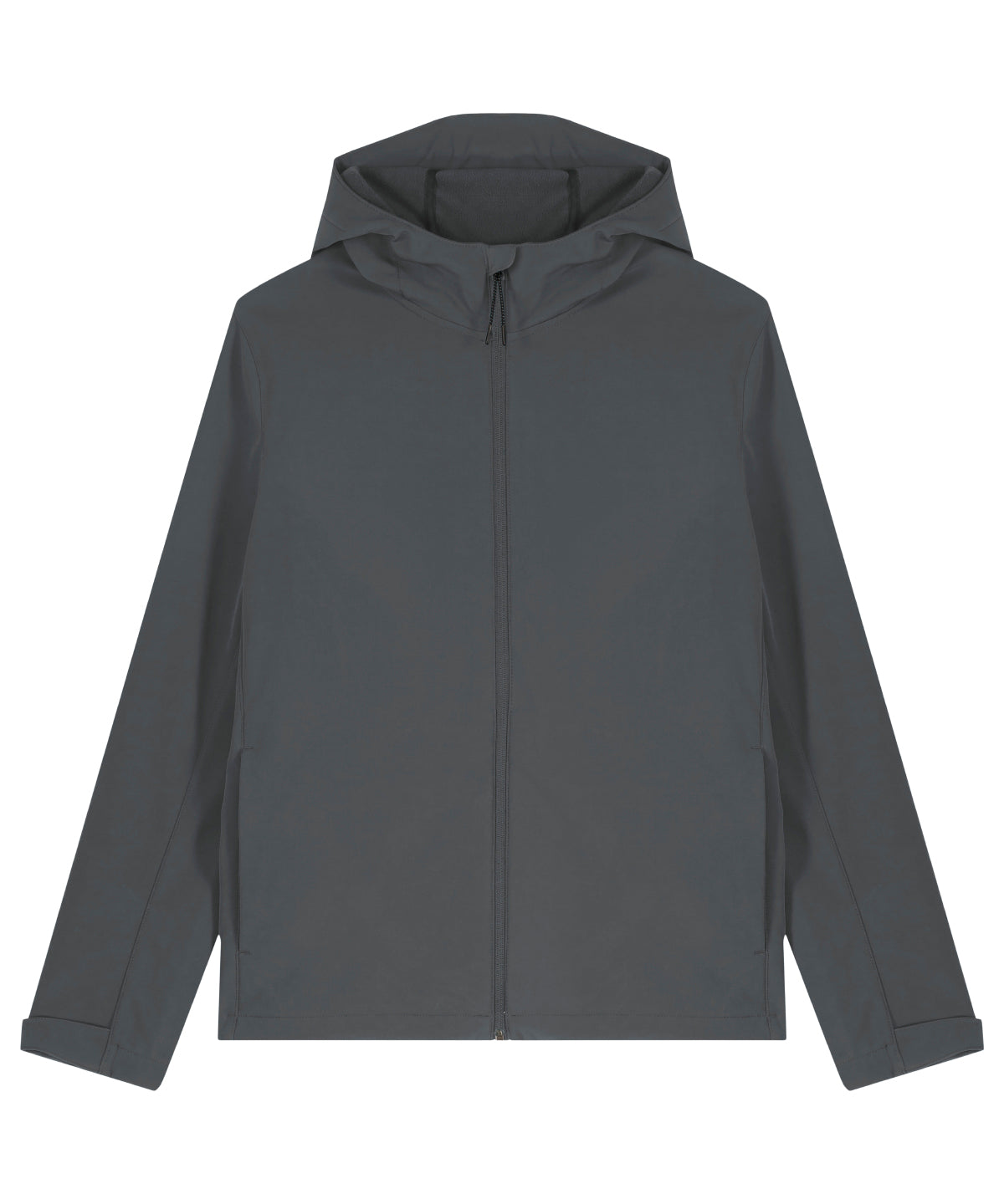 Recycled Polyester Hooded Softshell Jacket – Anthracite Recycled Polyester Hooded Softshell Jacket – Anthracite