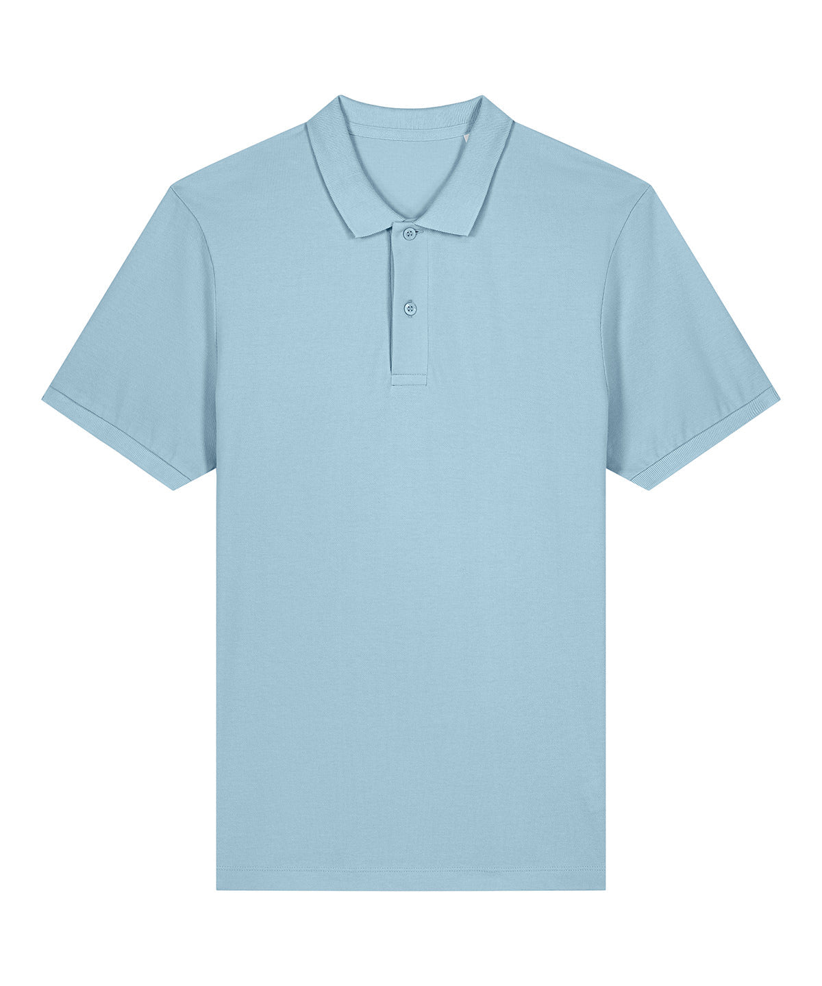 Organic Lightweight Polo Shirt: Mens – M Sky Blue Organic Lightweight Polo Shirt: Mens – M Sky Blue