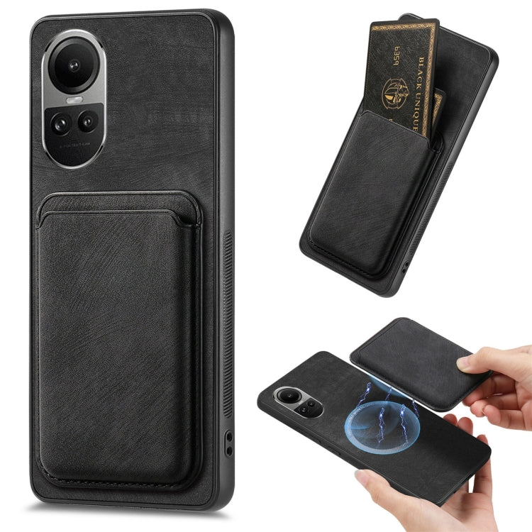Retro Leather Card Bag Magnetic Phone Case, For OPPO A G, For OPPO K G, For OPPO Reno Global, For OPPO – For OPPO Reno Pro Global Black Retro Leather Card Bag Magnetic Phone Case, For OPPO A G, For OPPO K G, For OPPO Reno Global, For OPPO – For OPPO Reno Pro Global Black