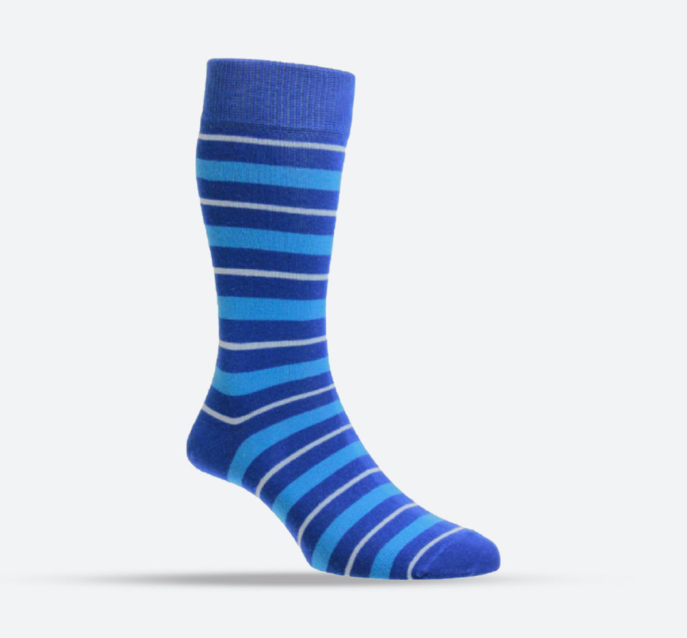 Mens HJ Hall HJ SapphireLT Blue Cotton Rich Socks