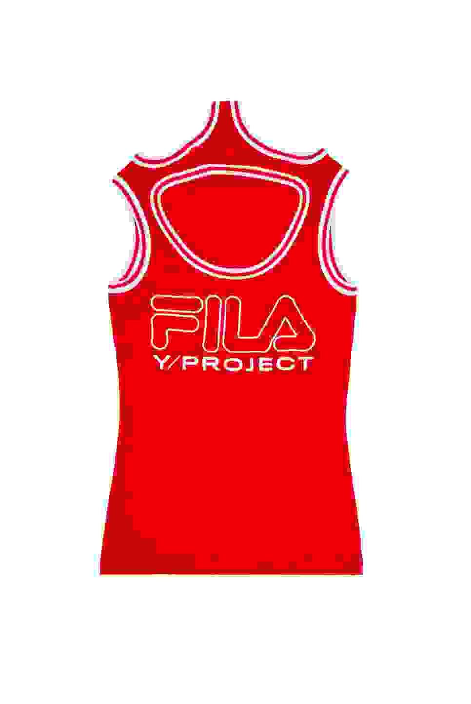 YPROJECT x FILA Three Collar Tank Top