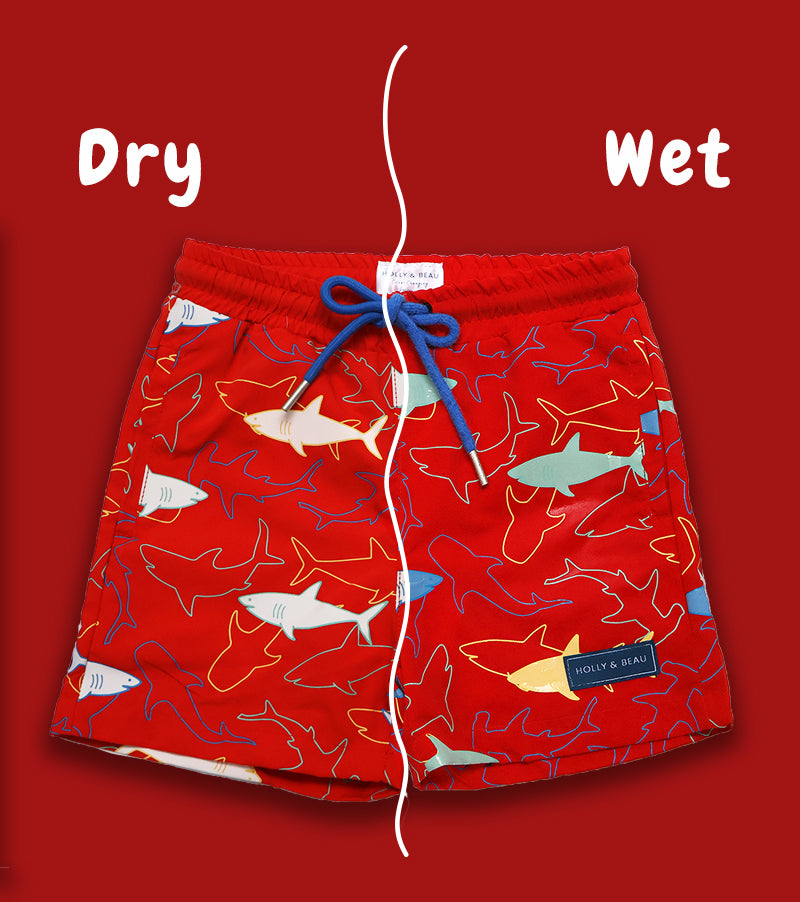 Sharks Colour Changing Swim Shorts Sharks Colour Changing Swim Shorts