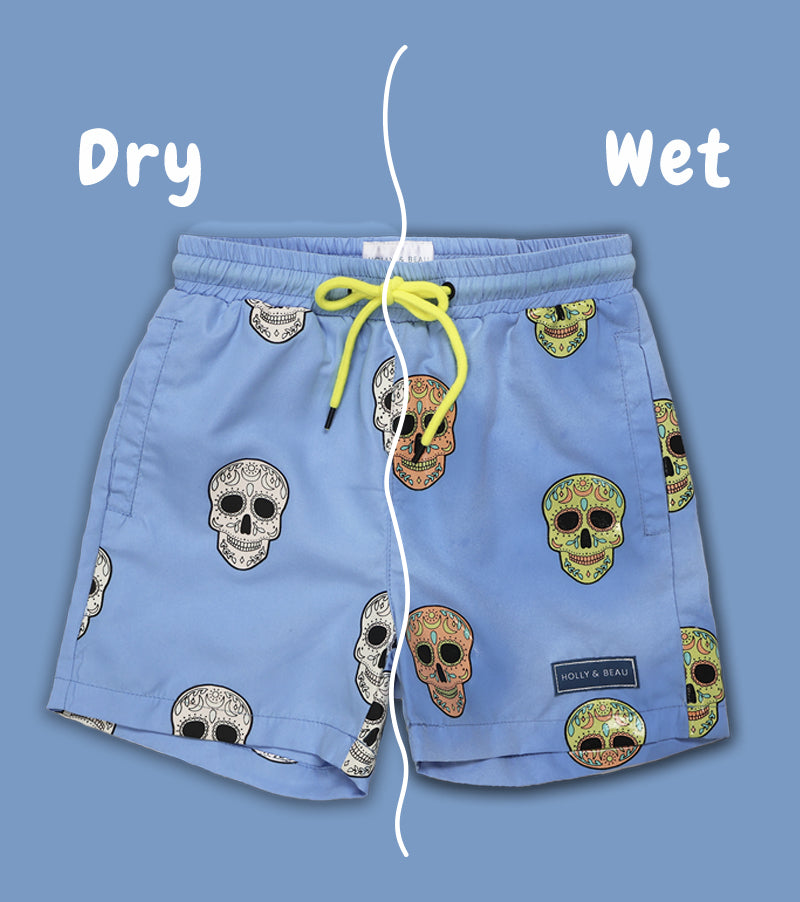 Skulls Colour Changing Swim Shorts Skulls Colour Changing Swim Shorts
