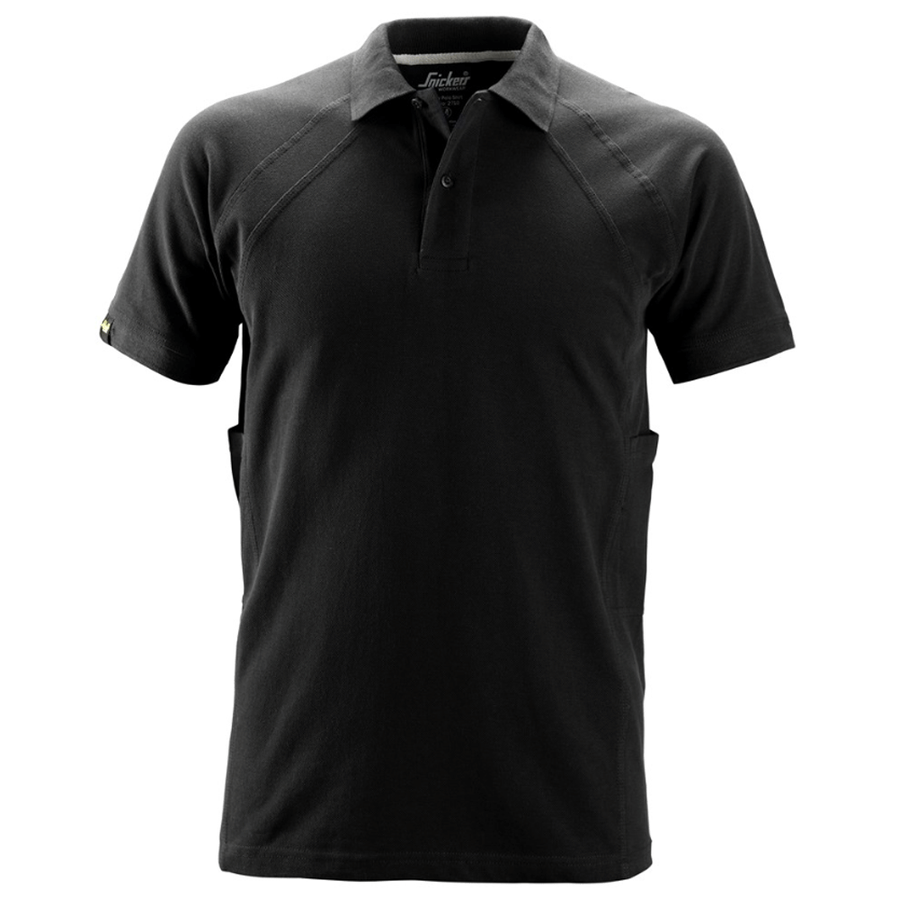 Snickers Polo Shirt With MultiPockets™ Various Colours – Black Small
