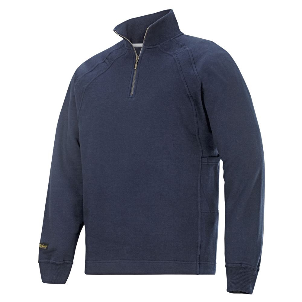 Snickers ½ Zip Sweatshirt Jumper With MultiPockets™ Various Colours – Navy Blue Small