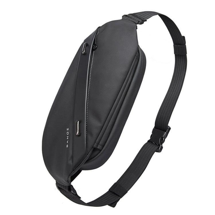 BANGE BG- Men Waterproof Business Casual Chest Bag Messenger Bag, BANGE BG- – BANGE BG- Black