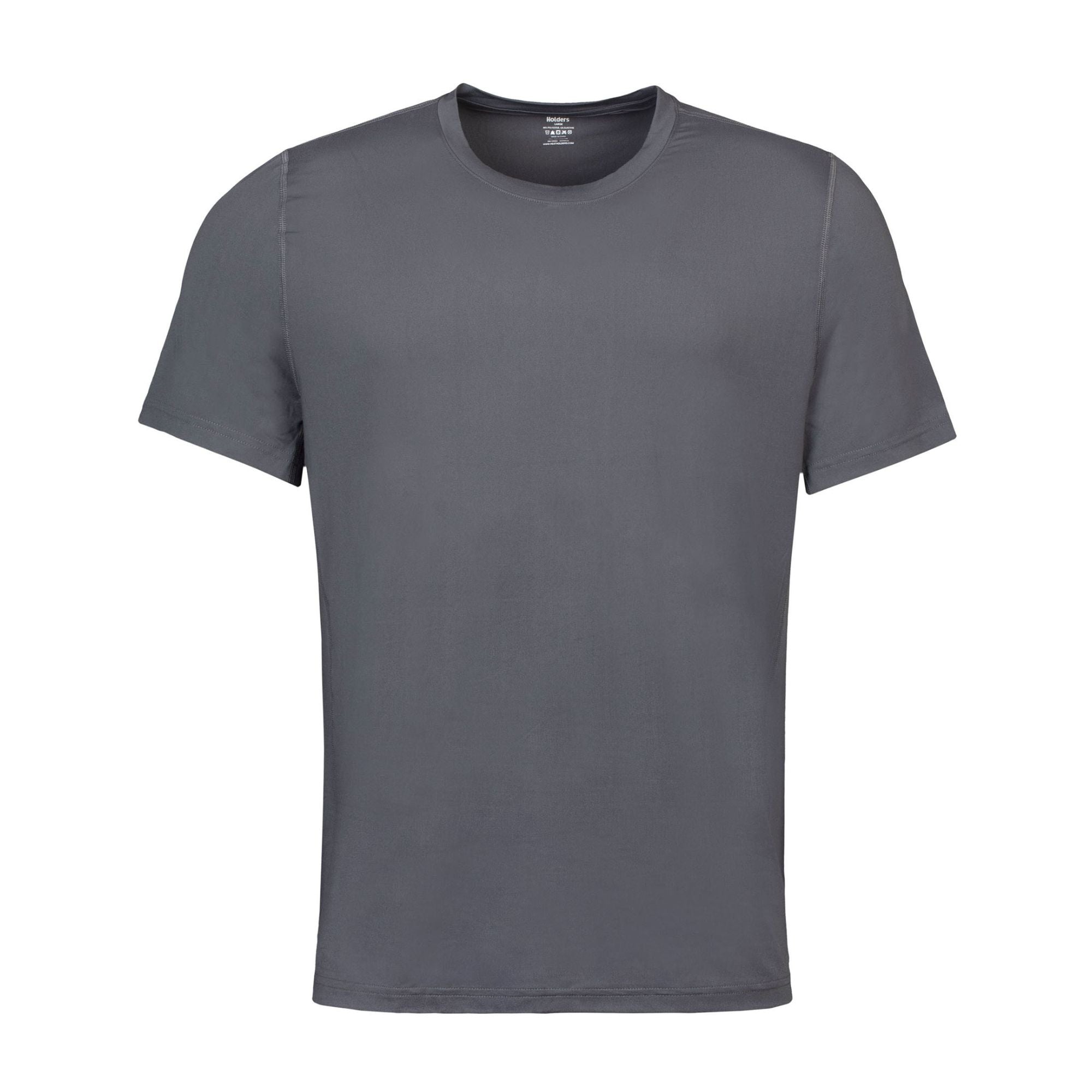 Mens Breathable Thermal Short Sleeve Shirt for Winter – L Grey Mens Breathable Thermal Short Sleeve Shirt for Winter – L Grey