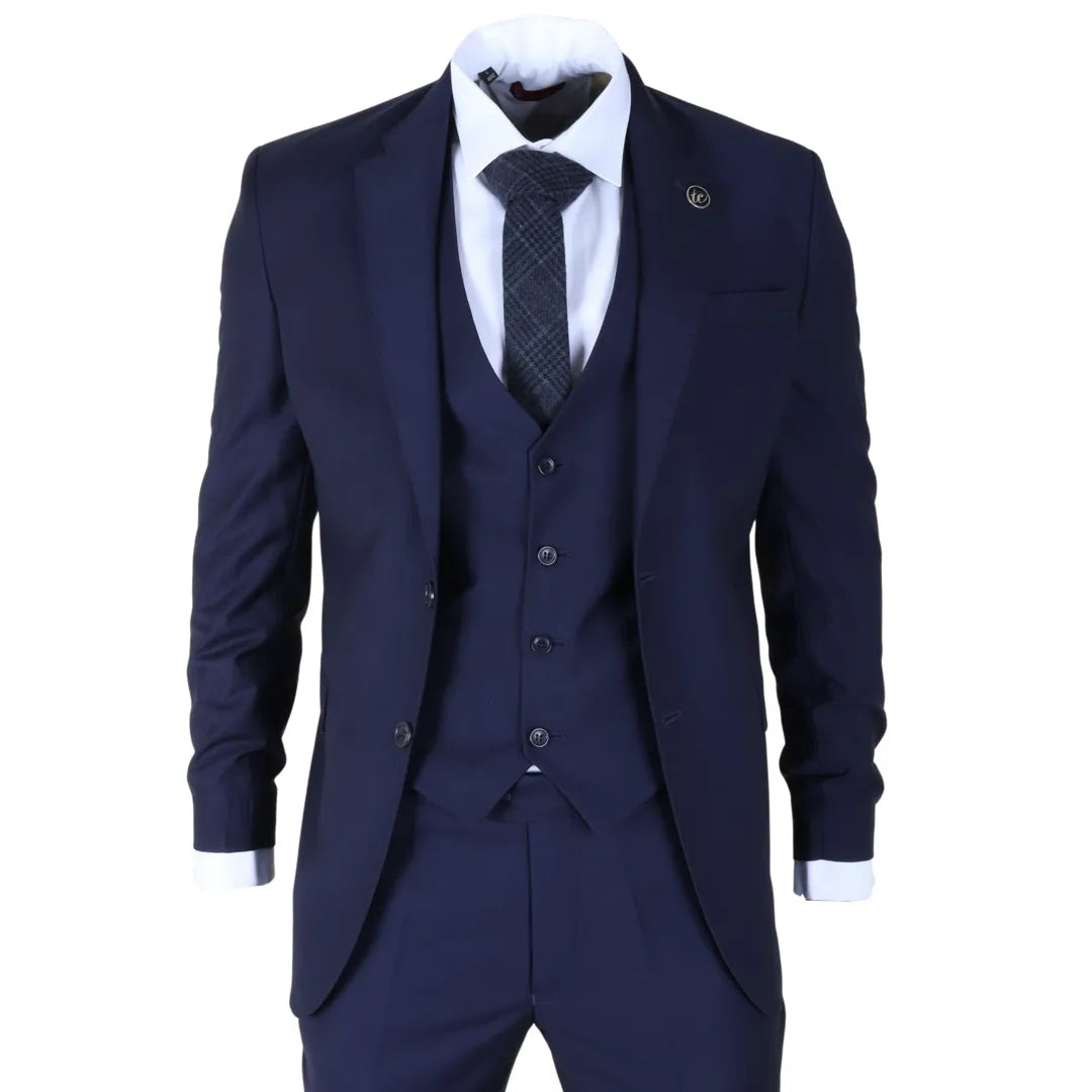 IM – Men’s Navy Piece Stitch Lapel Formal Suit – ” Jacket ” Trousers IM – Men’s Navy Piece Stitch Lapel Formal Suit – ” Jacket ” Trousers