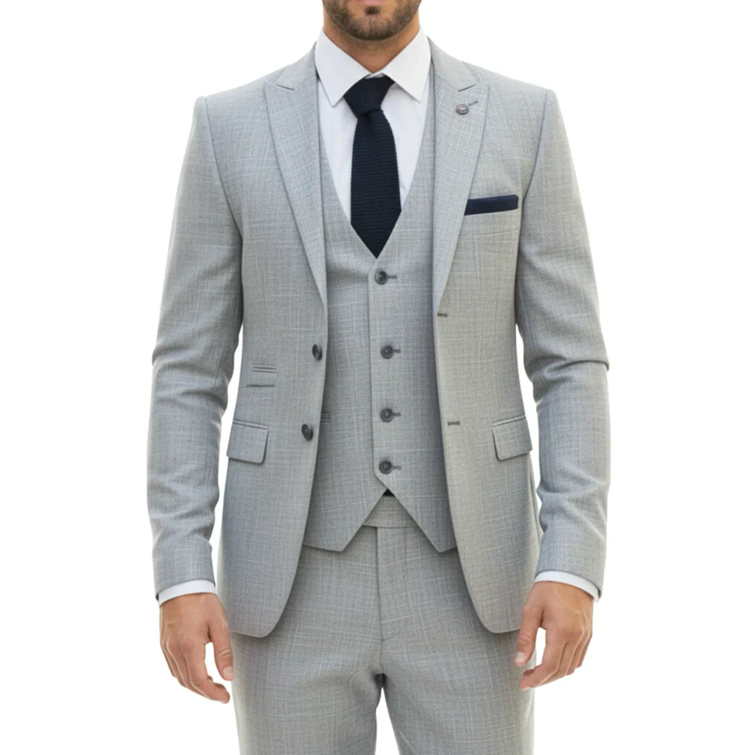 IM – Men’s Piece Grey Tailored Fit Suit – ” Jacket ” Trousers IM – Men’s Piece Grey Tailored Fit Suit – ” Jacket ” Trousers