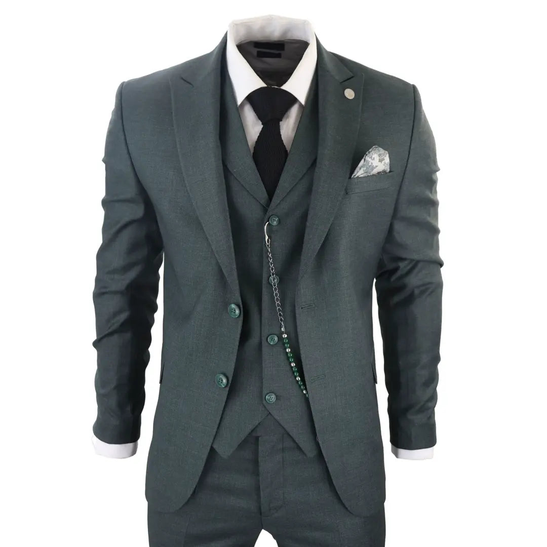 James – Men’s Piece Green Suit – ” Jacket ” Trousers