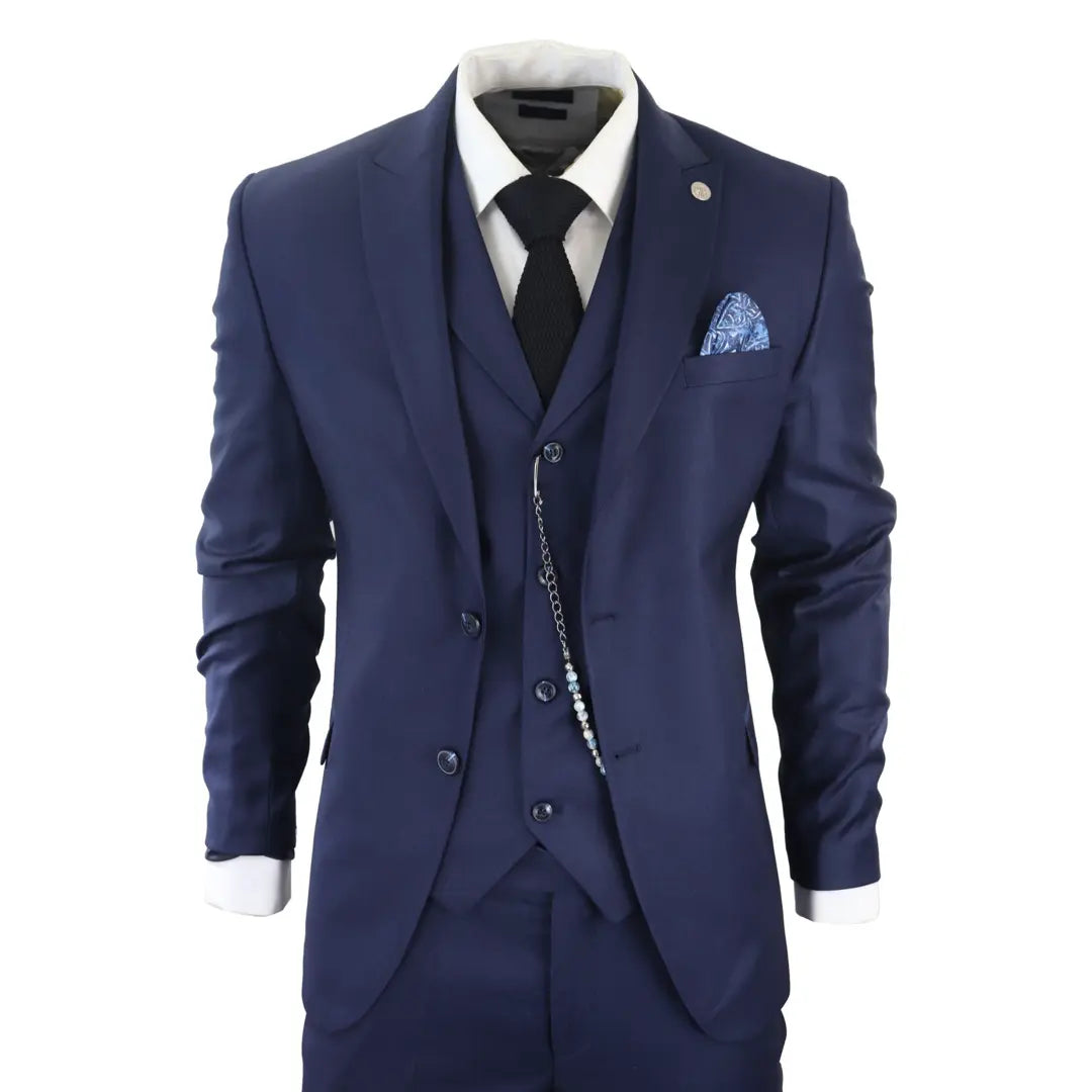 James – Men’s Piece Navy Blue Suit – ” Jacket ” Trousers James – Men’s Piece Navy Blue Suit – ” Jacket ” Trousers