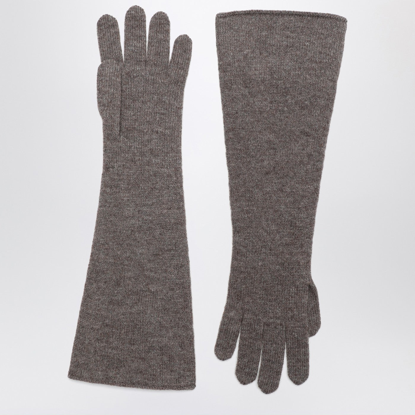 Brown cashmere gloves Brown cashmere gloves