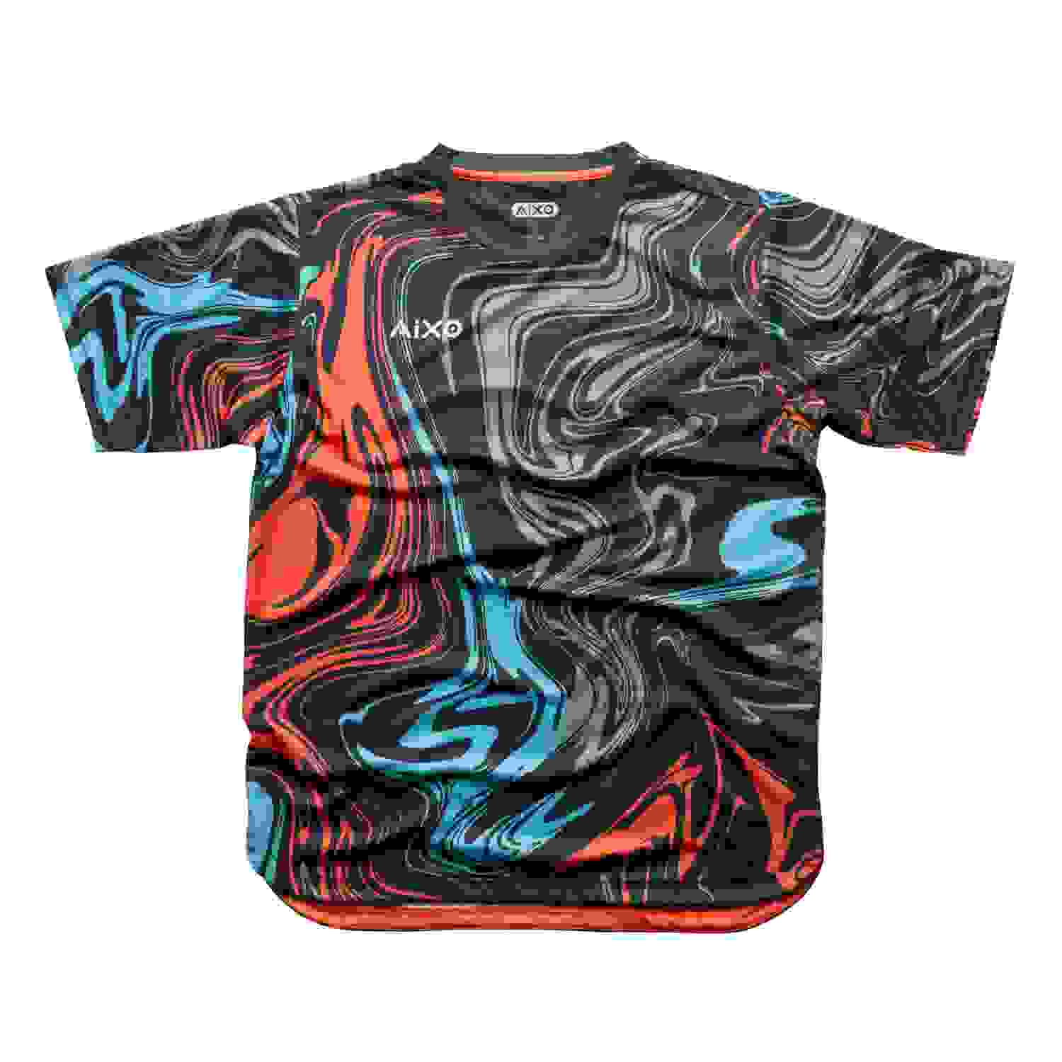 Aixo Chrome Mens T Shirt Graphite Aixo Chrome Mens T Shirt Graphite