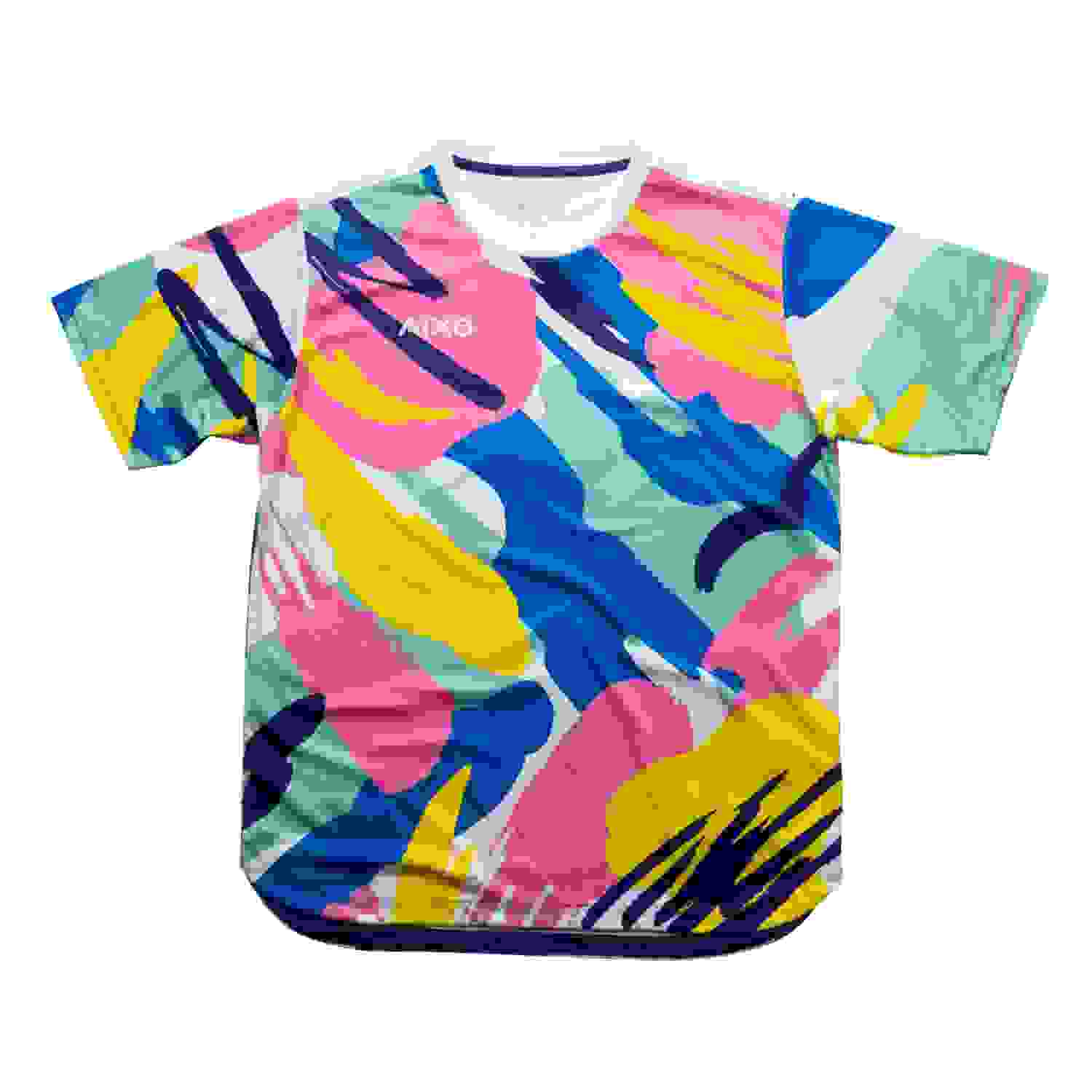 Aixo Abstract Shirt Mens Multicolour Aixo Abstract Shirt Mens Multicolour