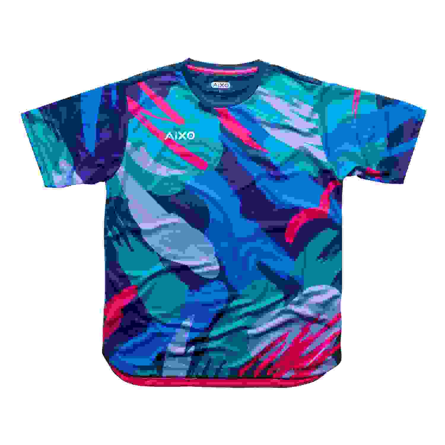Aixo Abstract Shirt Mens Multicolour Aixo Abstract Shirt Mens Multicolour