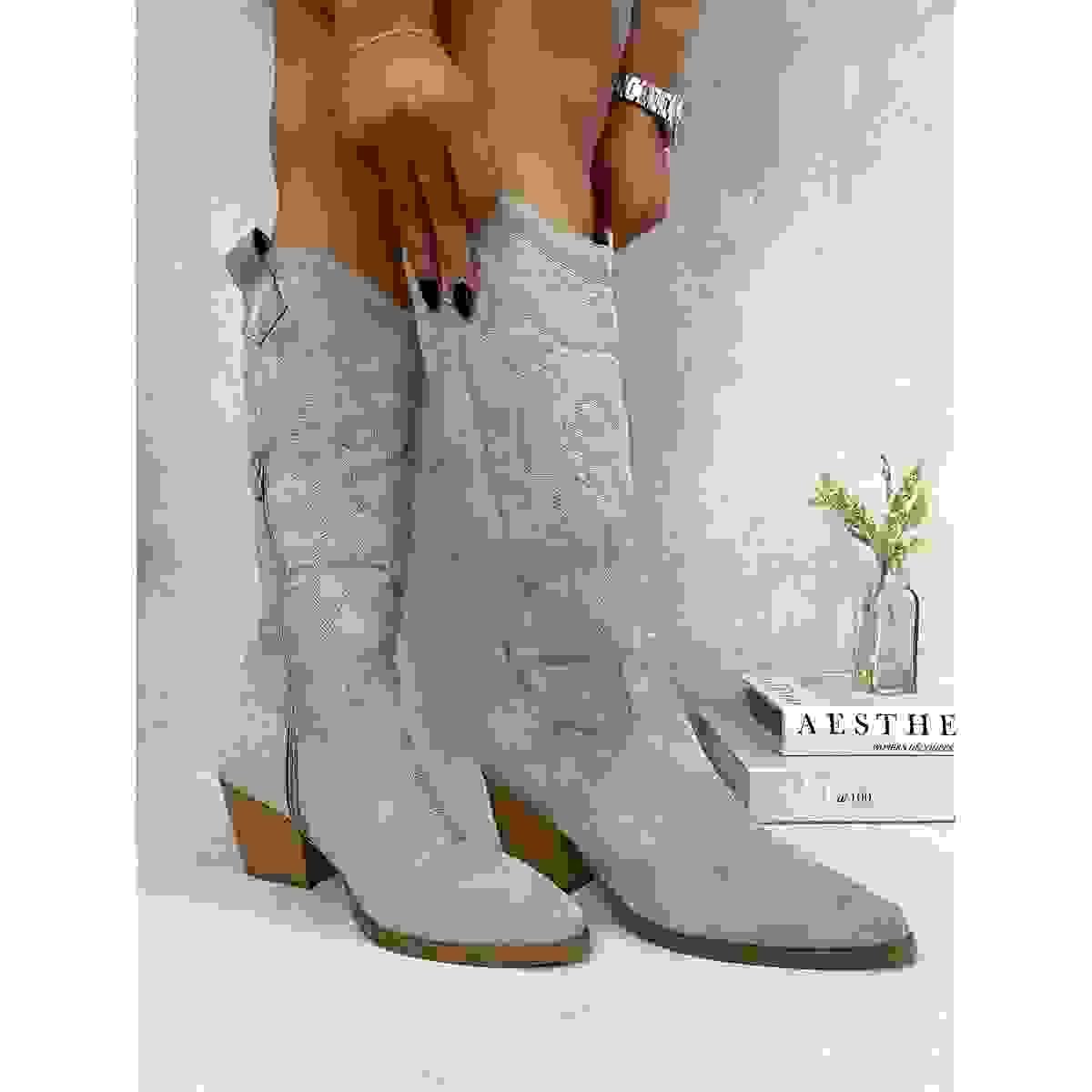 Block Heel Cowboy Boots Block Heel Cowboy Boots