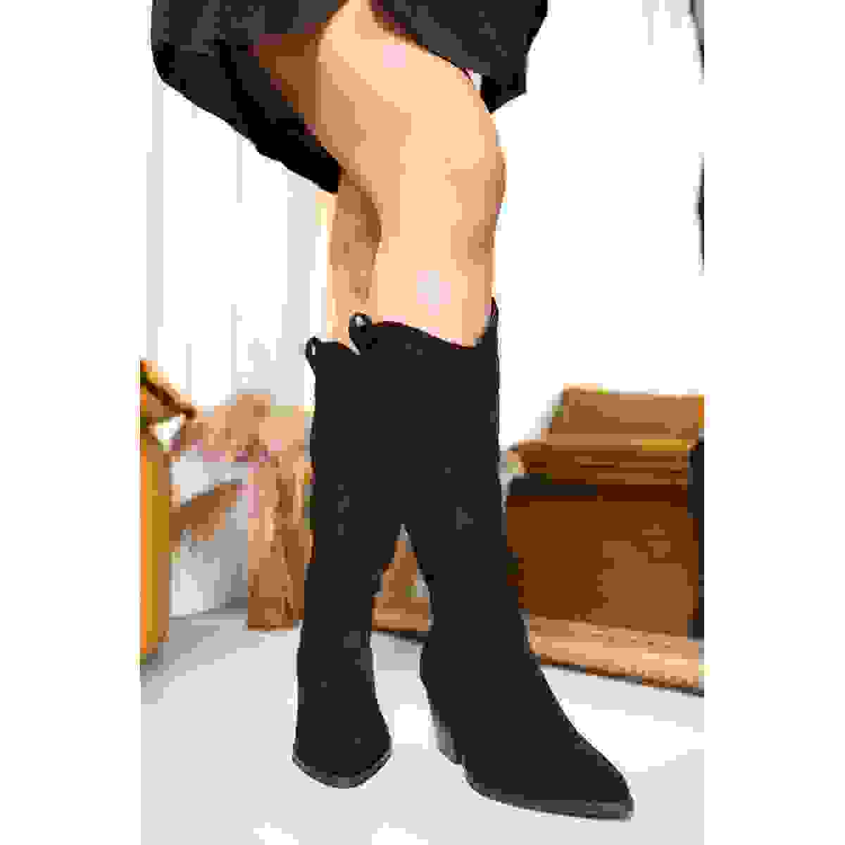 Block Heel Cowboy Boots Block Heel Cowboy Boots