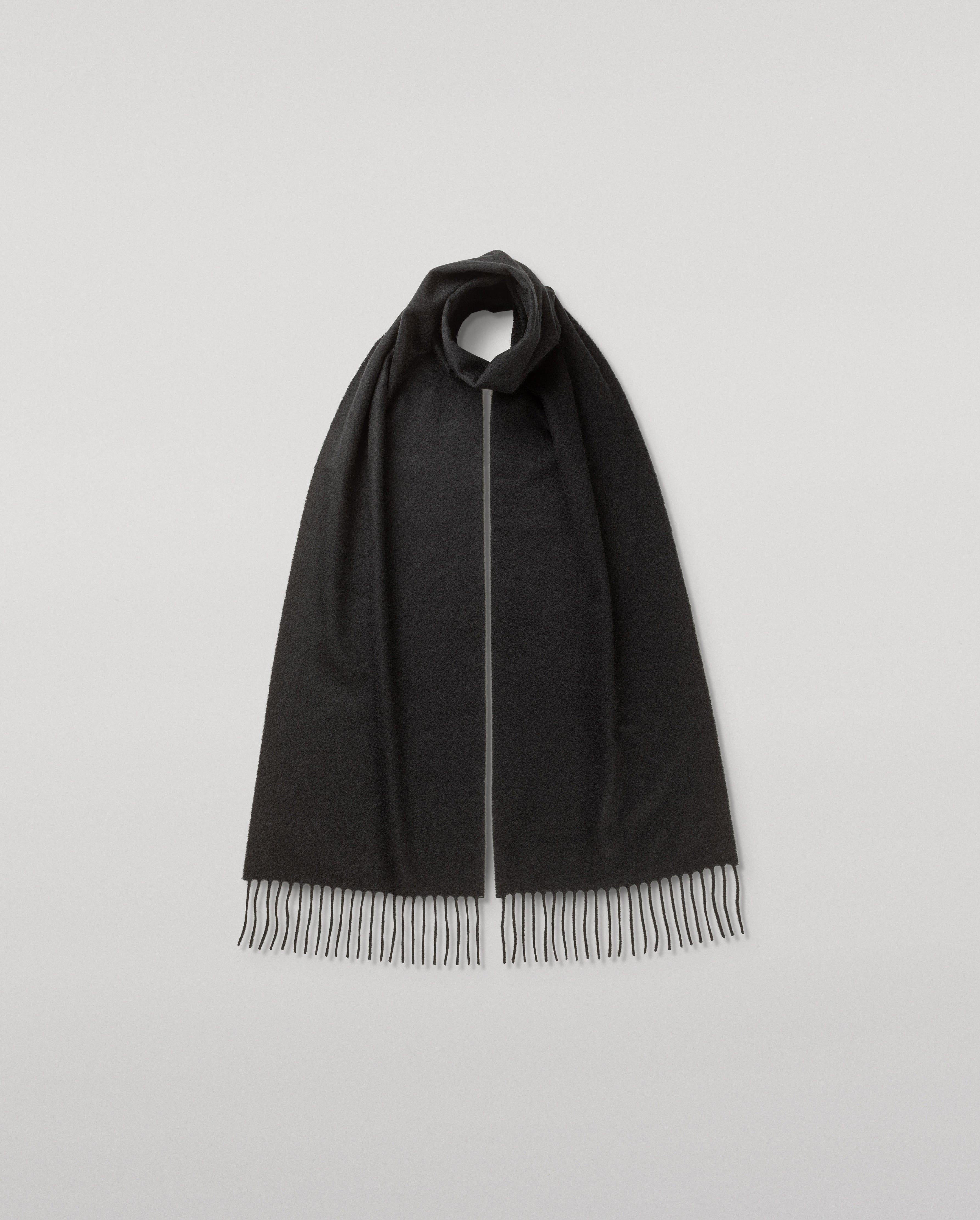 Black Cashmere Scarf Black Cashmere Scarf