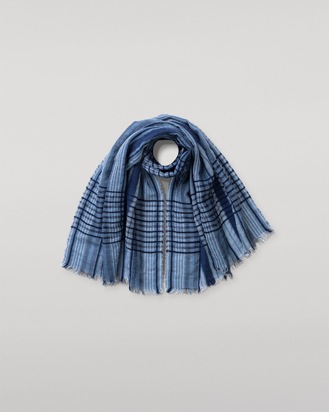 Crawton Graphic Stripe Navy Scarf Crawton Graphic Stripe Navy Scarf