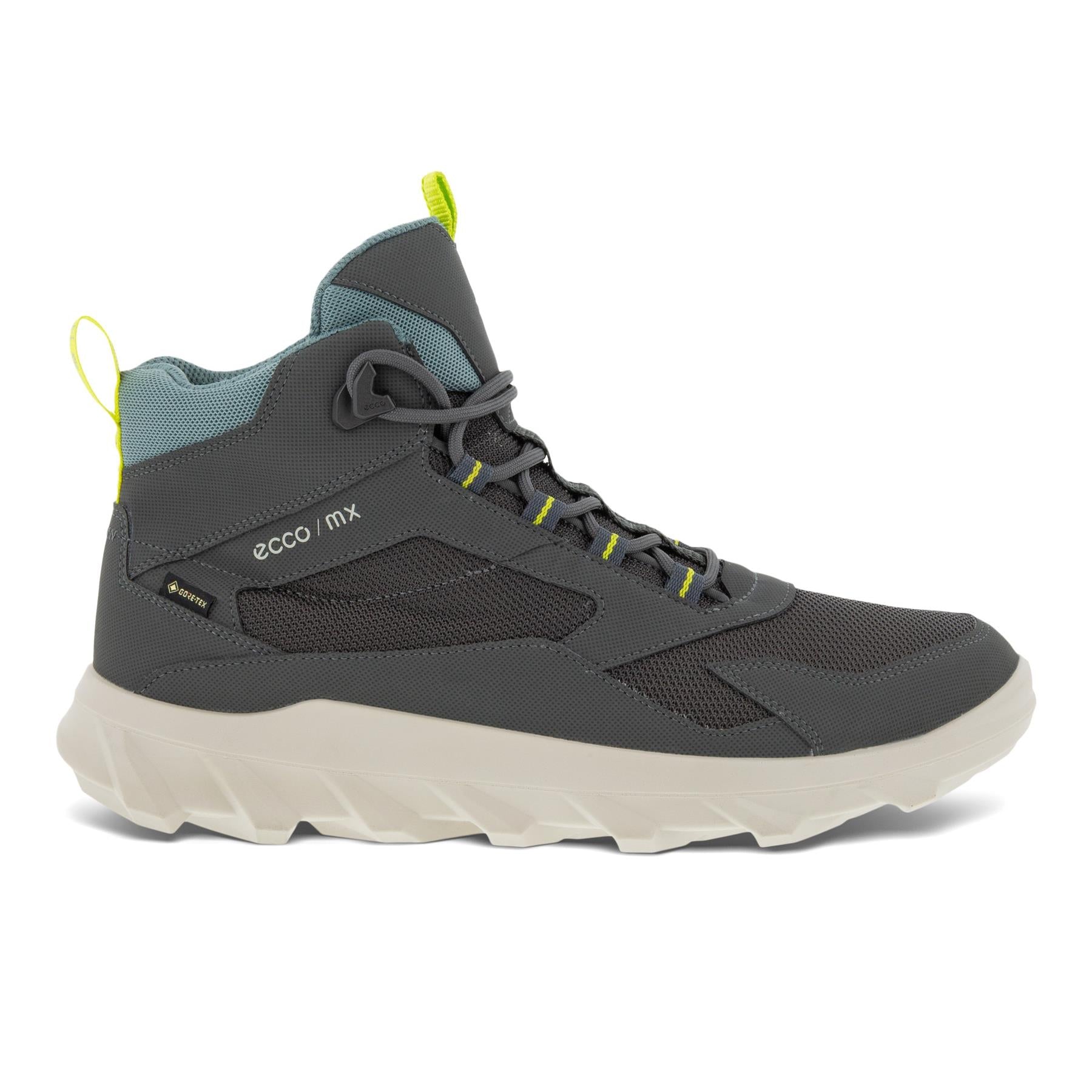 Men’s Wide Fit ECCO Mx M Mid Gtx GORE TEX Boots, Dark ShadowSlate E