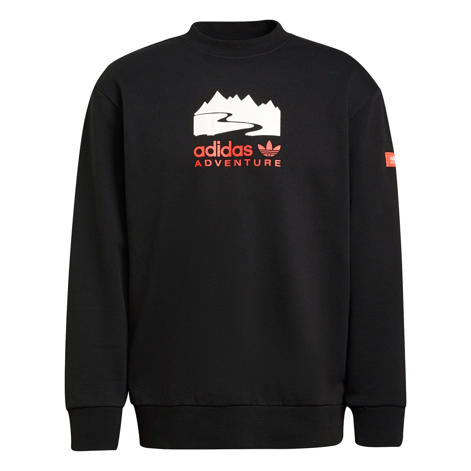 adidas Originals ADV Adventure Logo Crew Sweatshirt – Black – Black adidas Originals ADV Adventure Logo Crew Sweatshirt – Black – Black