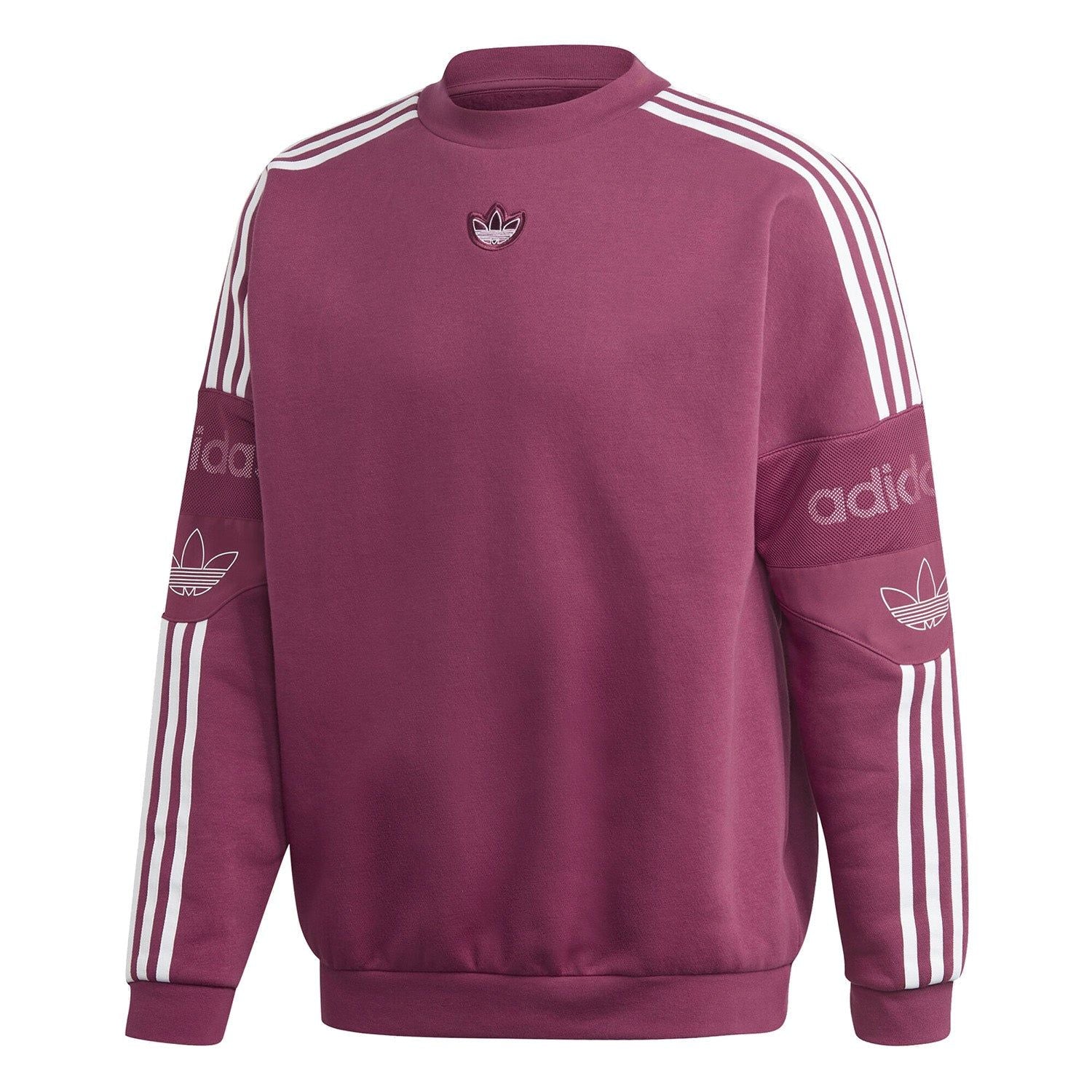 adidas Originals TS Trefoil Sweatshirt – Mystery Ruby – L Red