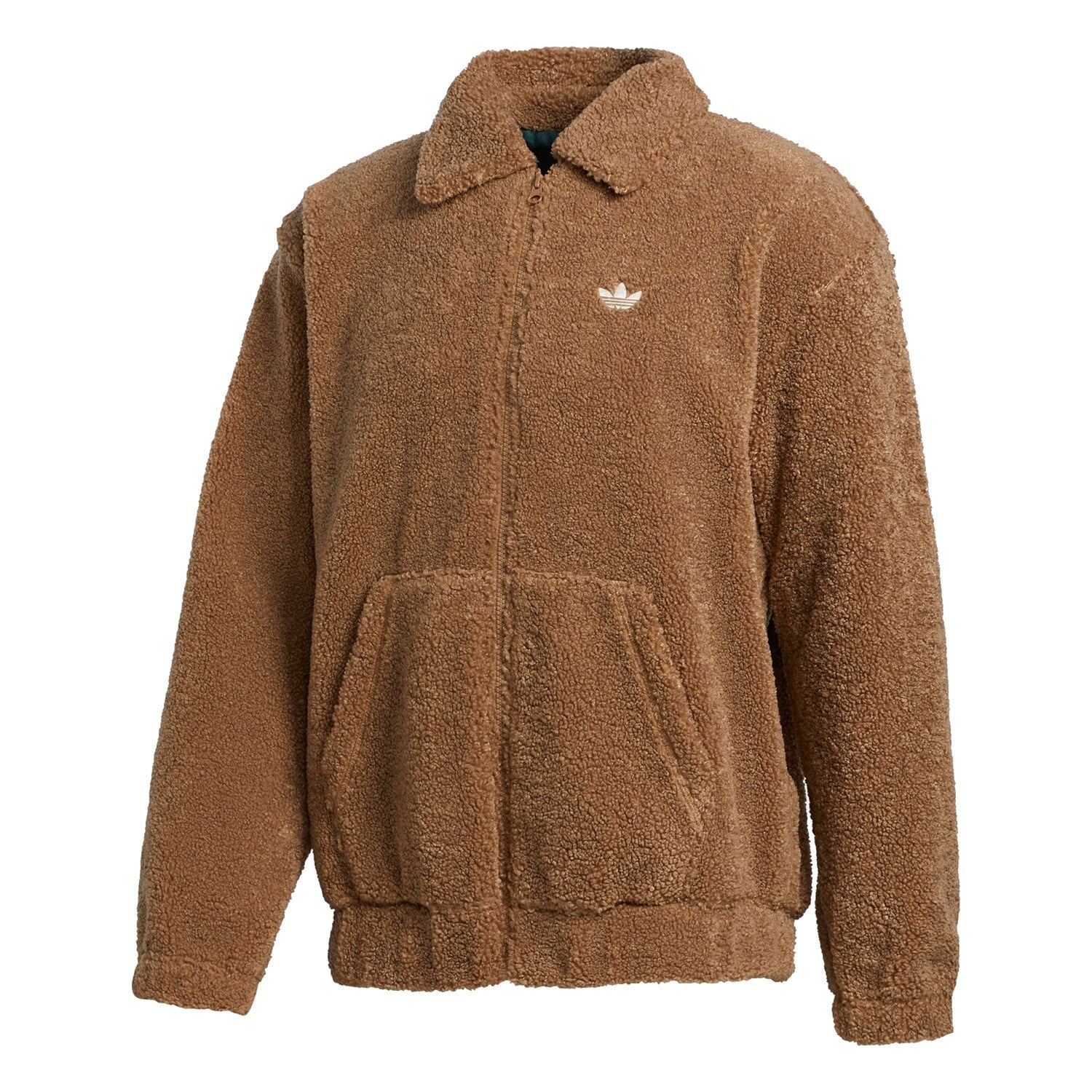 adidas Originals Teddy Bear Fleece Jacket – Brown – Brown adidas Originals Teddy Bear Fleece Jacket – Brown – Brown