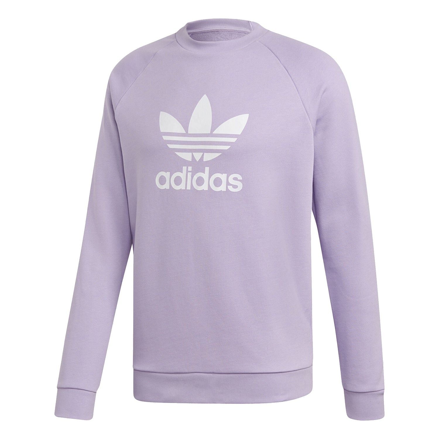 adidas Trefoil Crew Sweatshirt – Purple Glow – S Purple adidas Trefoil Crew Sweatshirt – Purple Glow – S Purple