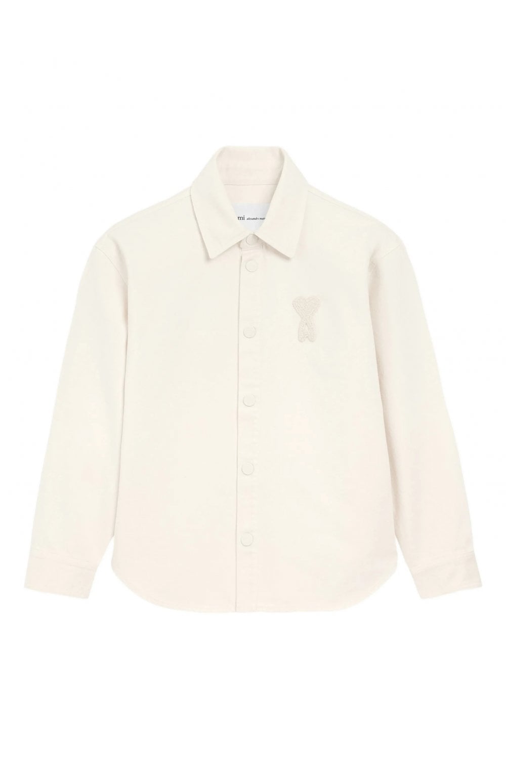 AMI PARIS KNITTED ADC OVERSHIRT Size: L, colour: WHITE