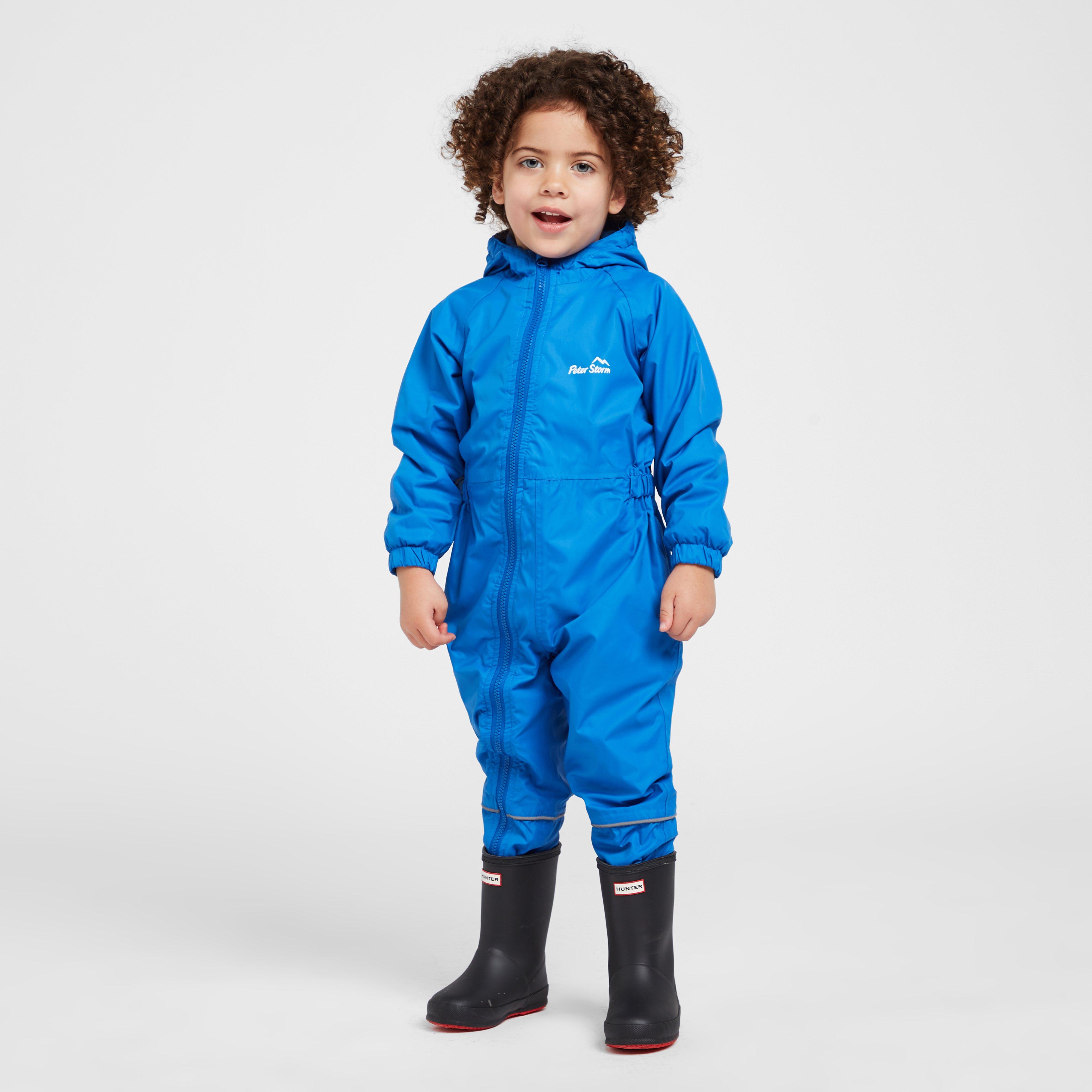 Infants’ Fleece Lined Waterproof Suit – Blue -Y