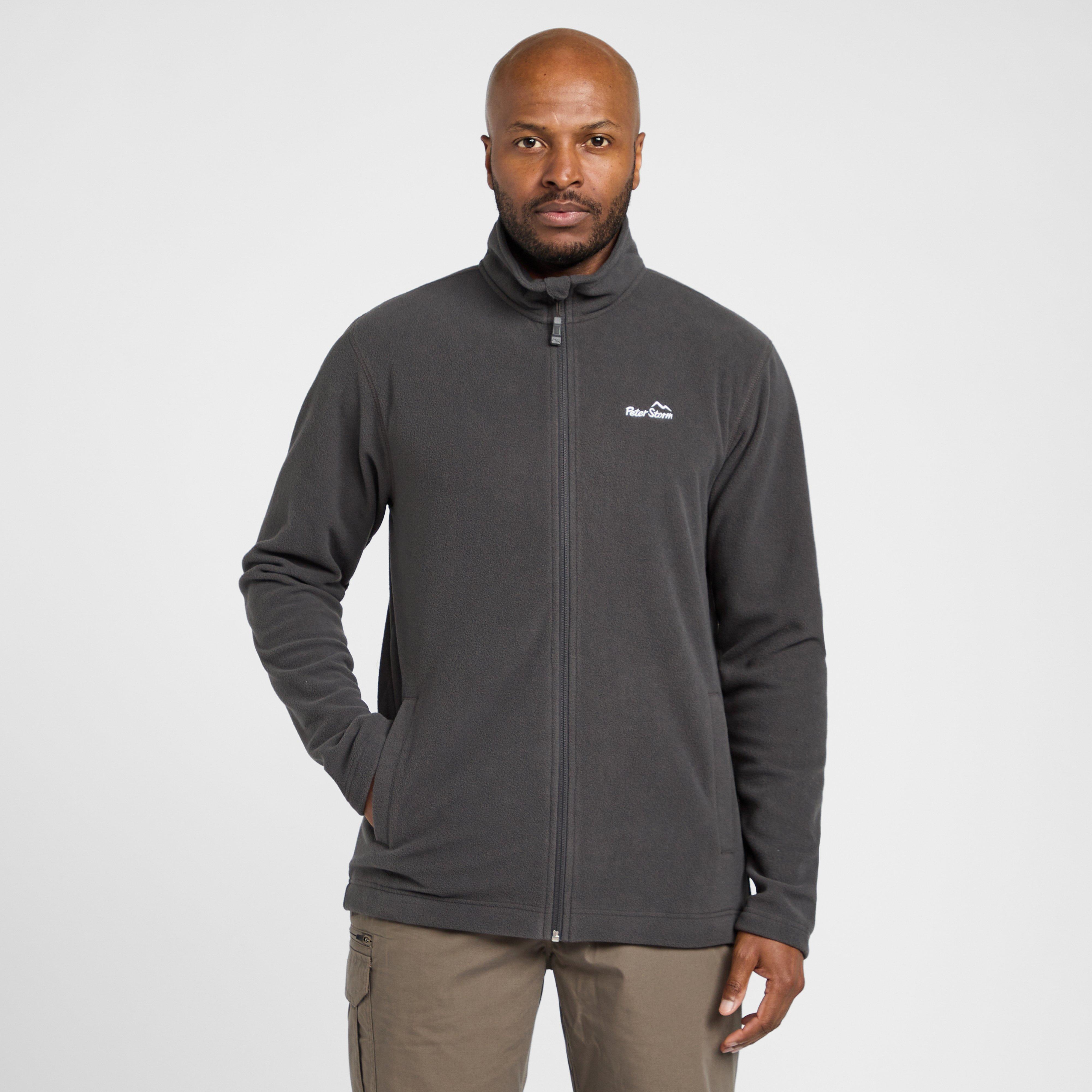 Mens Bracken Full Zip Fleece Grey Mens Bracken Full Zip Fleece Grey