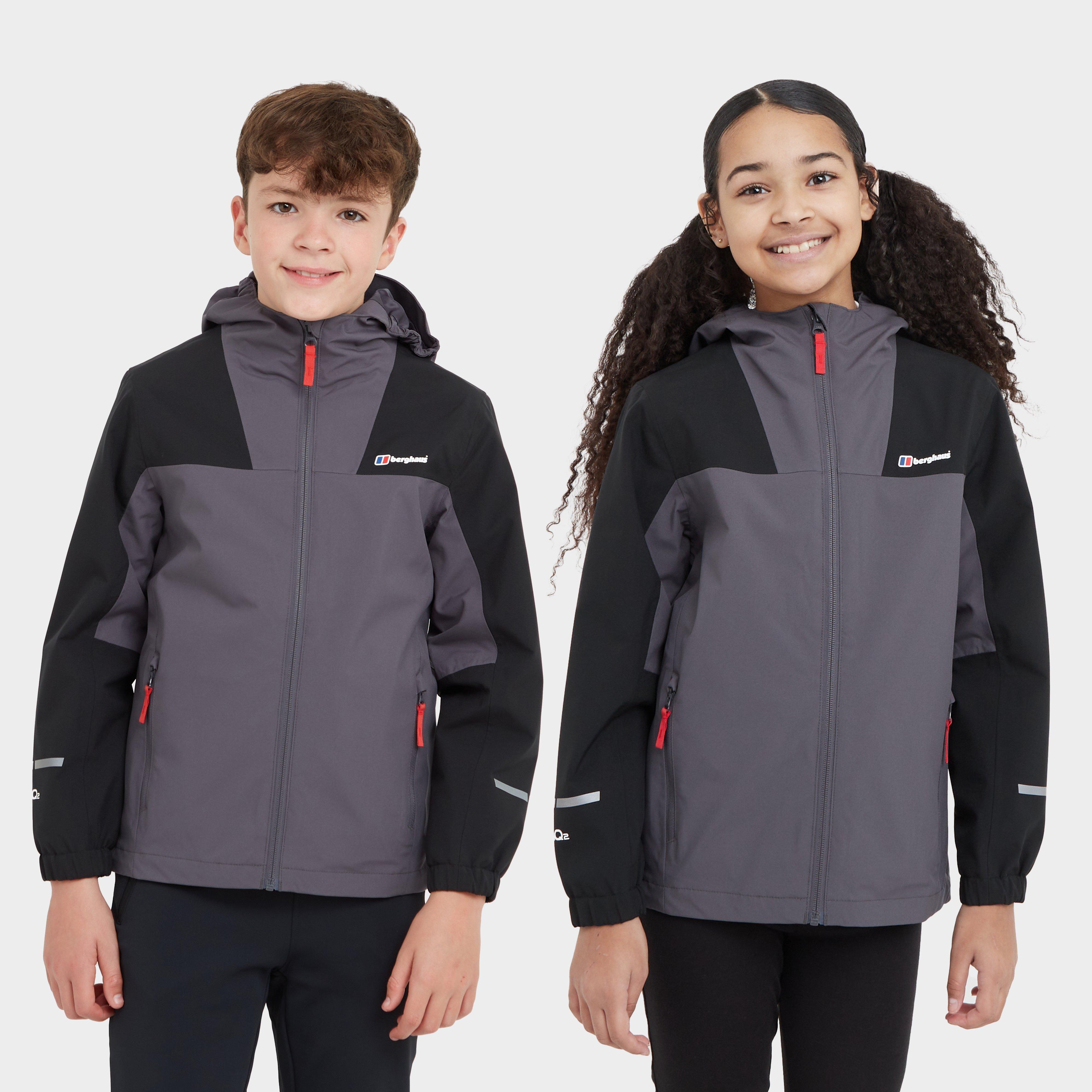 Kids’ Linton Waterproof Jacket – Grey -Y