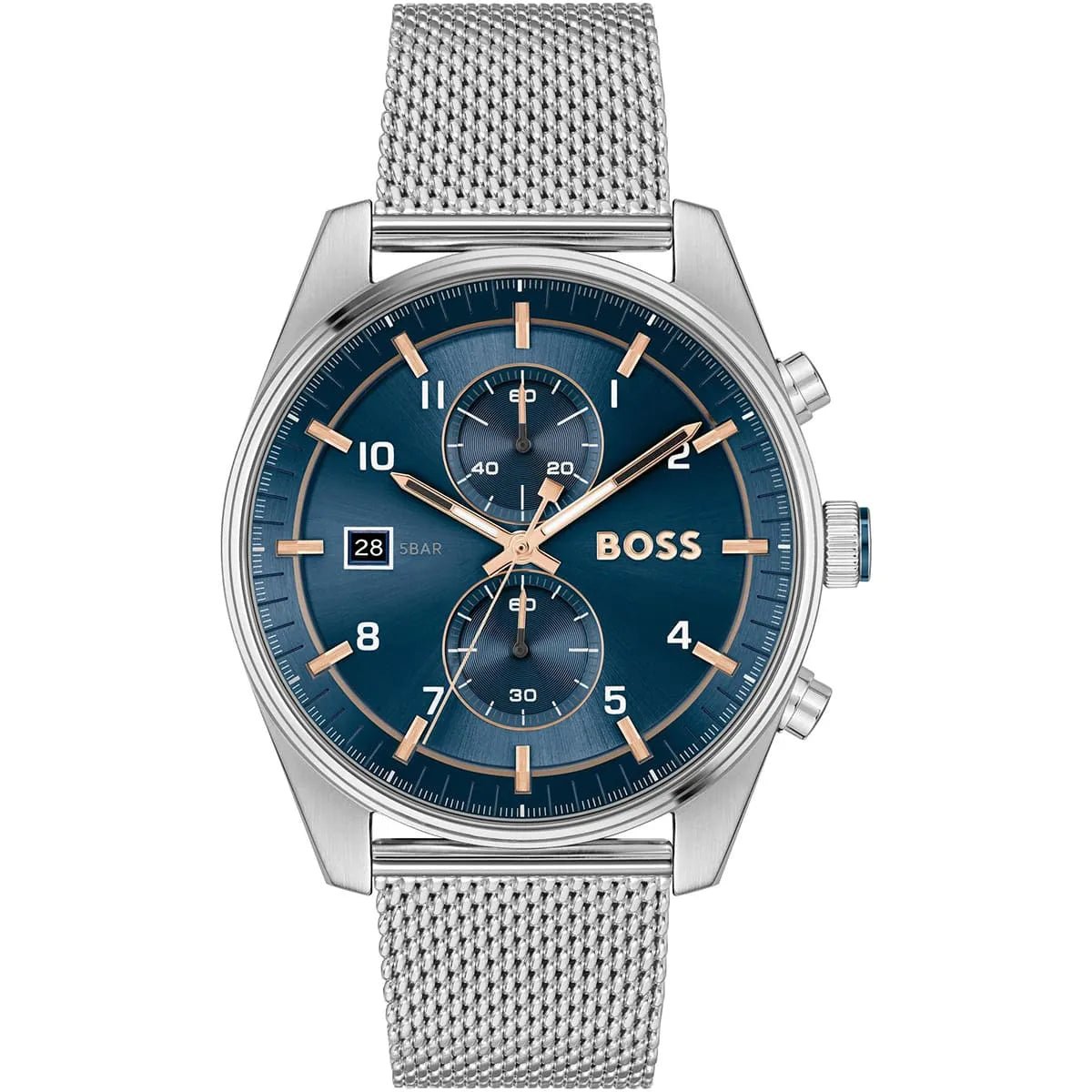 BOSS Reason Silver Dial Men’s Watch HB BOSS Reason Silver Dial Men’s Watch HB