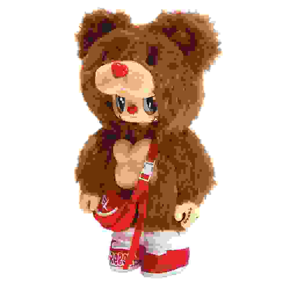 Pop Cuppo Rebel Bear & Bag Movable Plush Pop Cuppo Rebel Bear & Bag Movable Plush