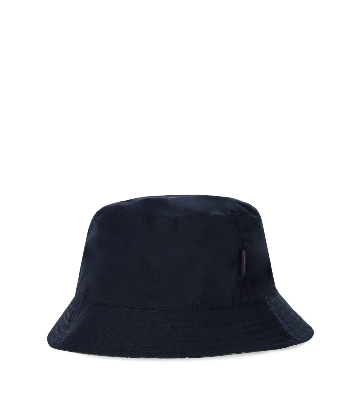 BARBOUR HUTTON NAVY BLUE REVERSIBLE BUCKET HAT