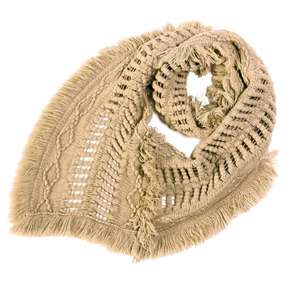 Cream Juju Haze Scarf by Lettuce of London Cream Juju Haze Scarf by Lettuce of London