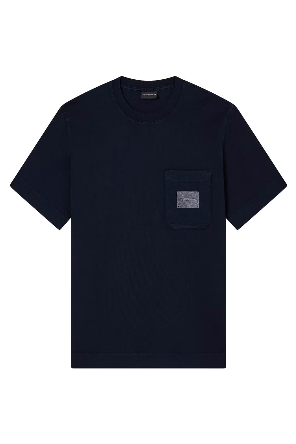 EMPORIO ARMANI POCKET DETAIL T SHIRT Size: S, colour: BLACK