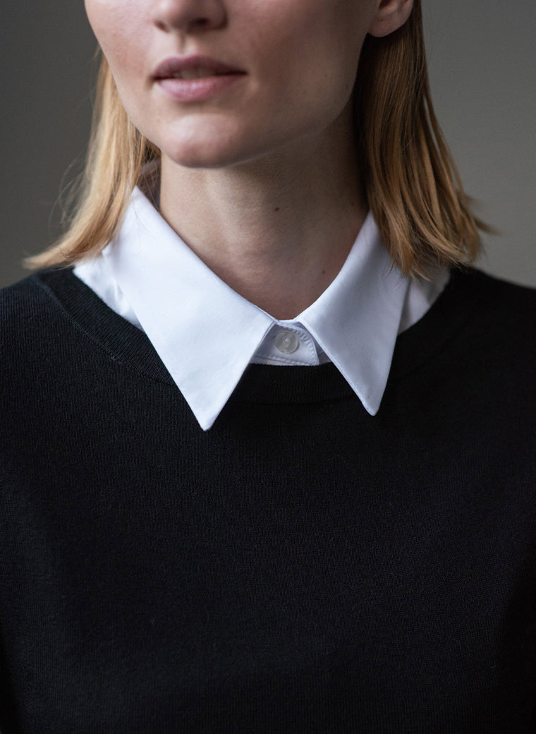 Esther Classic Collar Mock Shirt Esther Classic Collar Mock Shirt