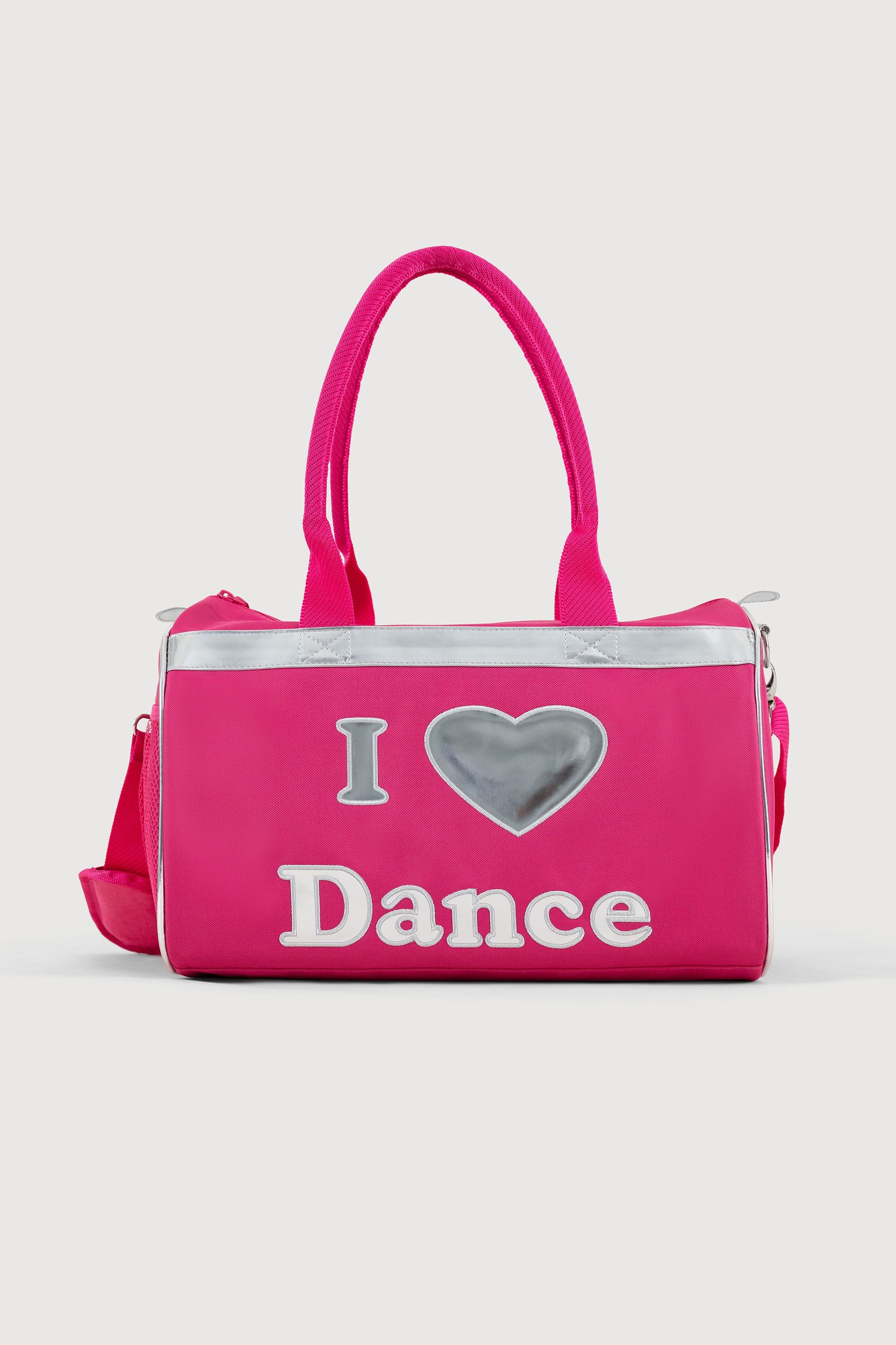 BLOCH Bloch I Love Dance Bag, Fuschia Nylon BLOCH Bloch I Love Dance Bag, Fuschia Nylon