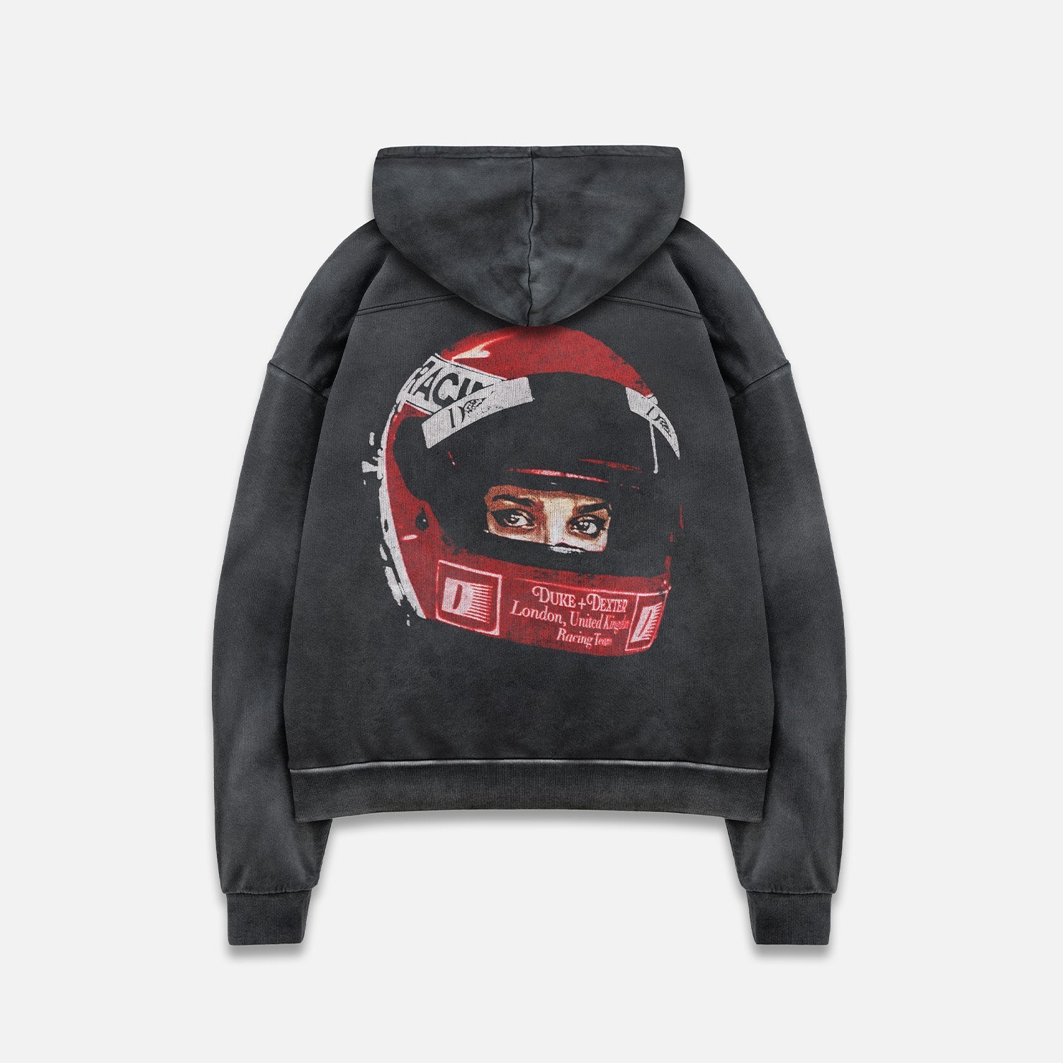 Duke + Dexter, Men’s DR Helmet Wahed Black Hoodie, Size