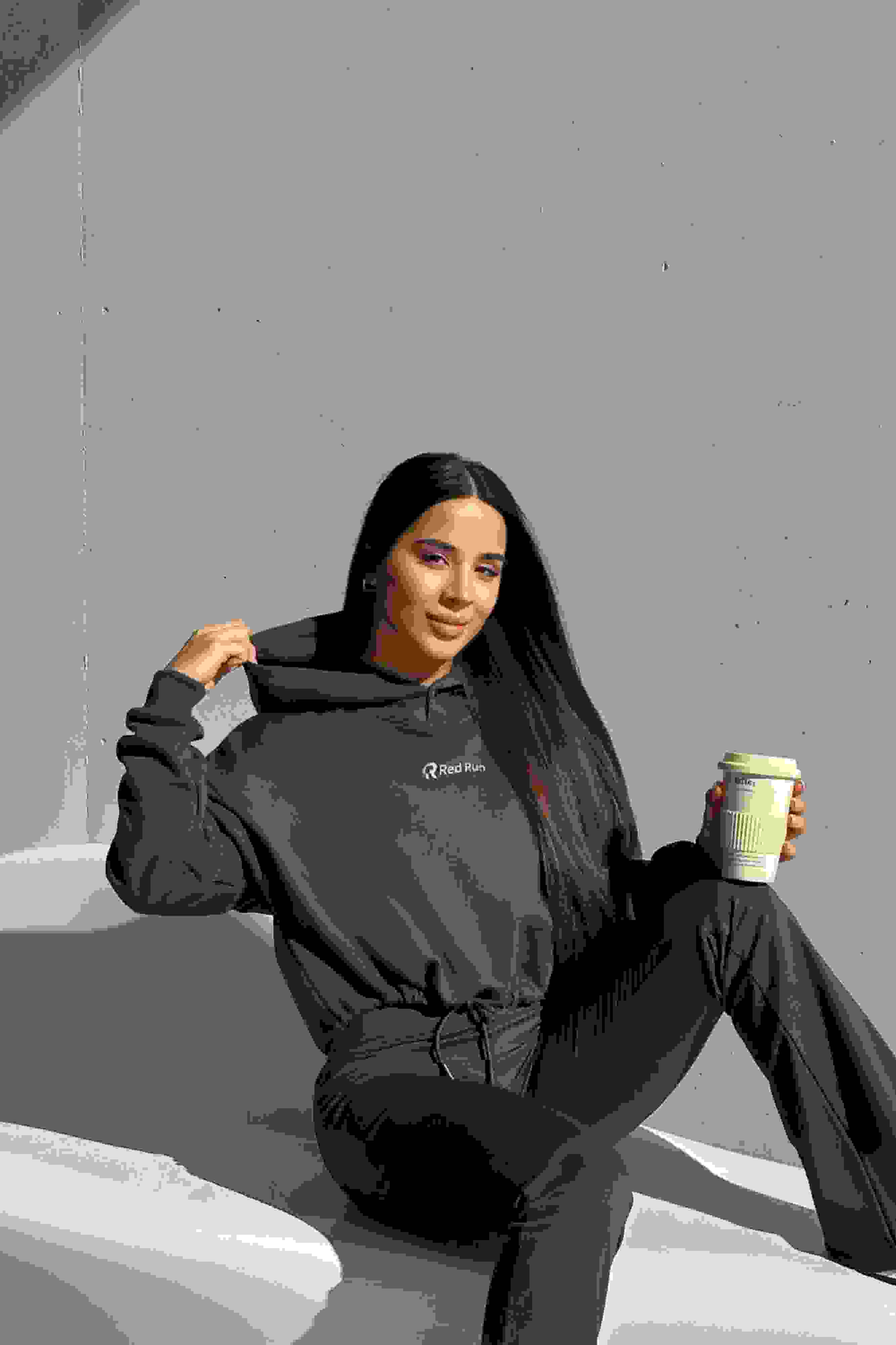 Active Cropped Hoodie