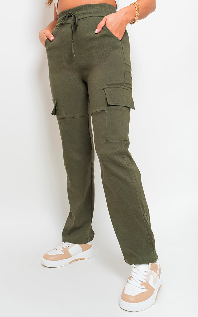 Cargo Pocket Trousers – Khaki ML