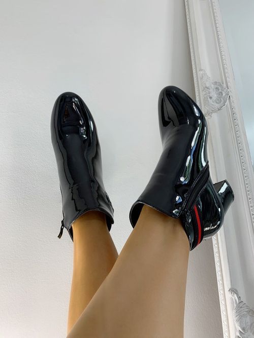 Patent Heeled Ankle Boots Patent Heeled Ankle Boots