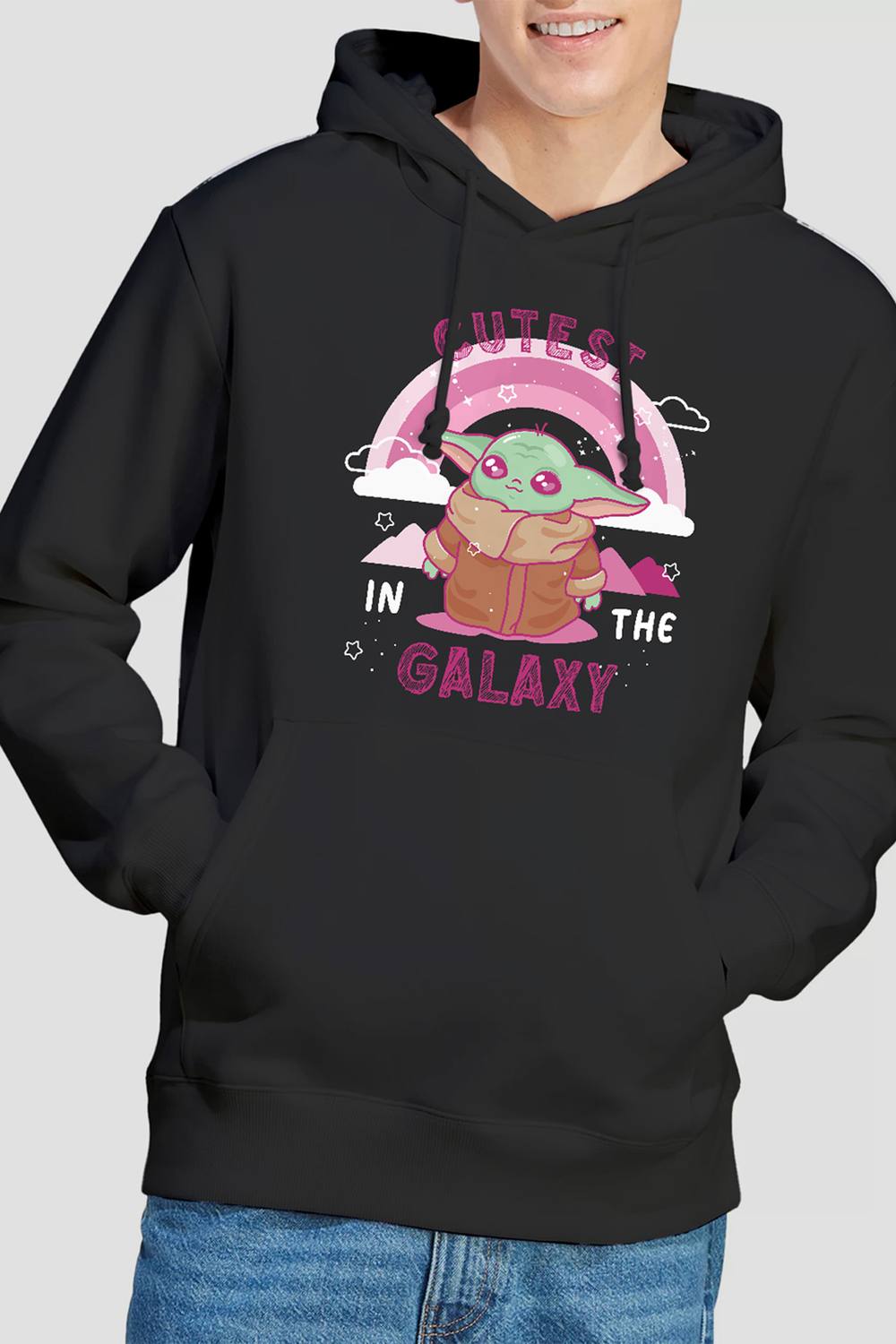 Disney Star Wars Grogu Cutest In The Galaxy Hoodie, Black