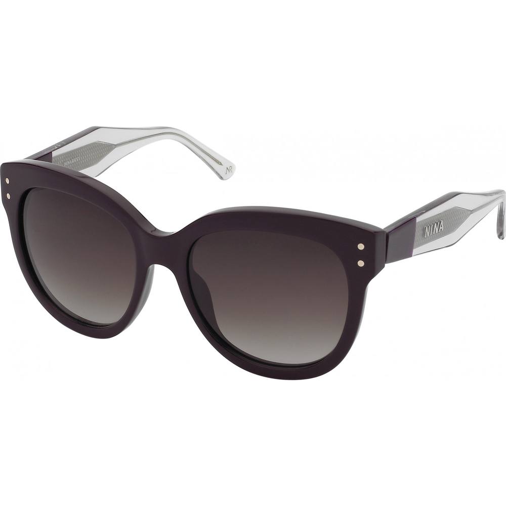 Nina Ricci SnrCk Wayfarer Sunglasses In Brown