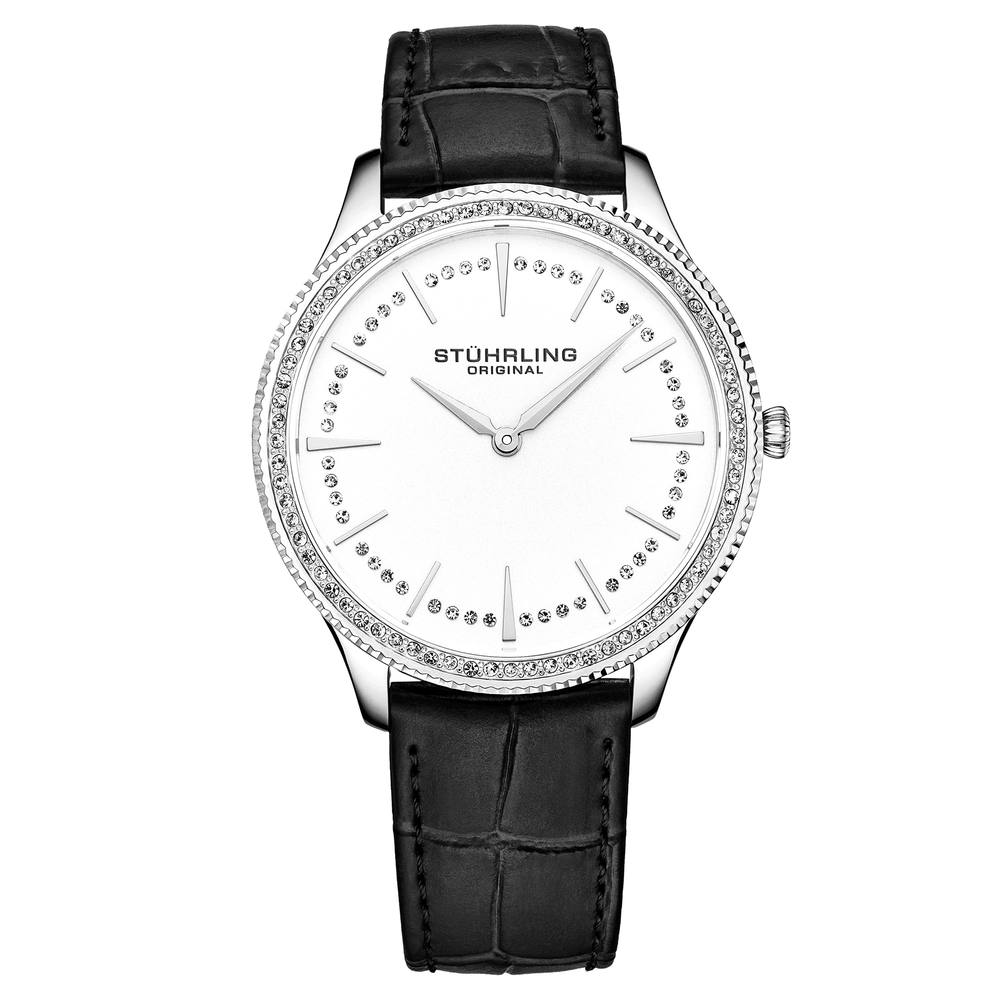 Stührling Original Quartz Mm Classic Watch In White